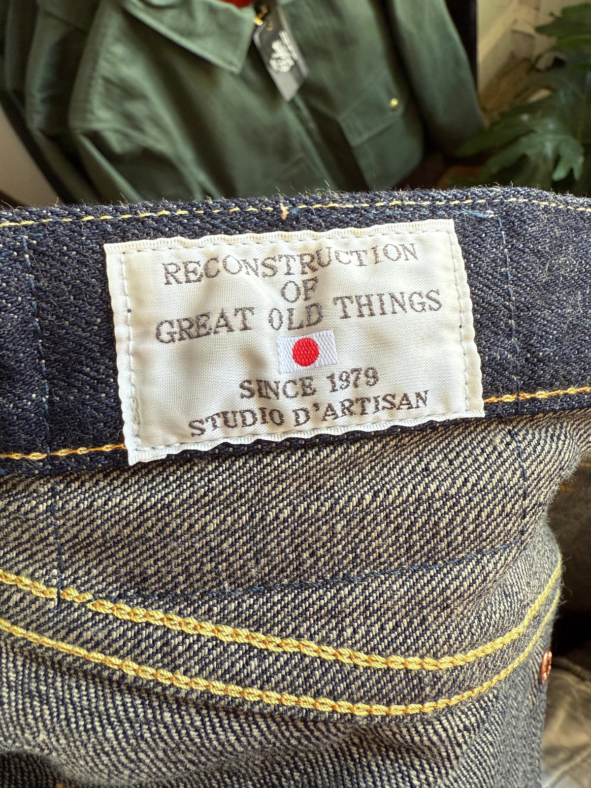 Used it few times gently Gently Used orSlow 105 Jeans - Black Stone - Size 2 | Dant main image 2