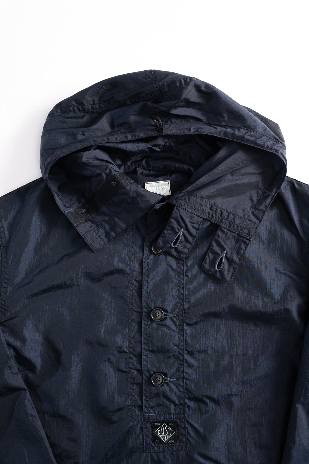 1105-CTN - NAVY Parka Crinkle Nylon Tafetta - Navy