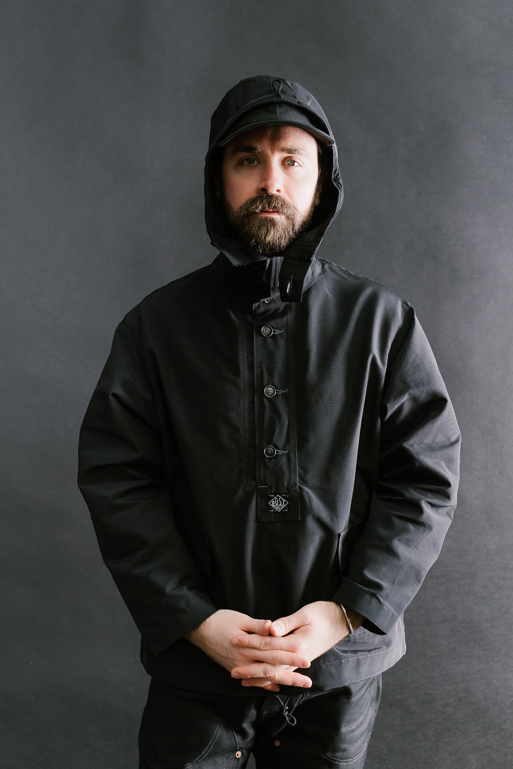 1105-SFB - NAVY Parka 60/40 - Black