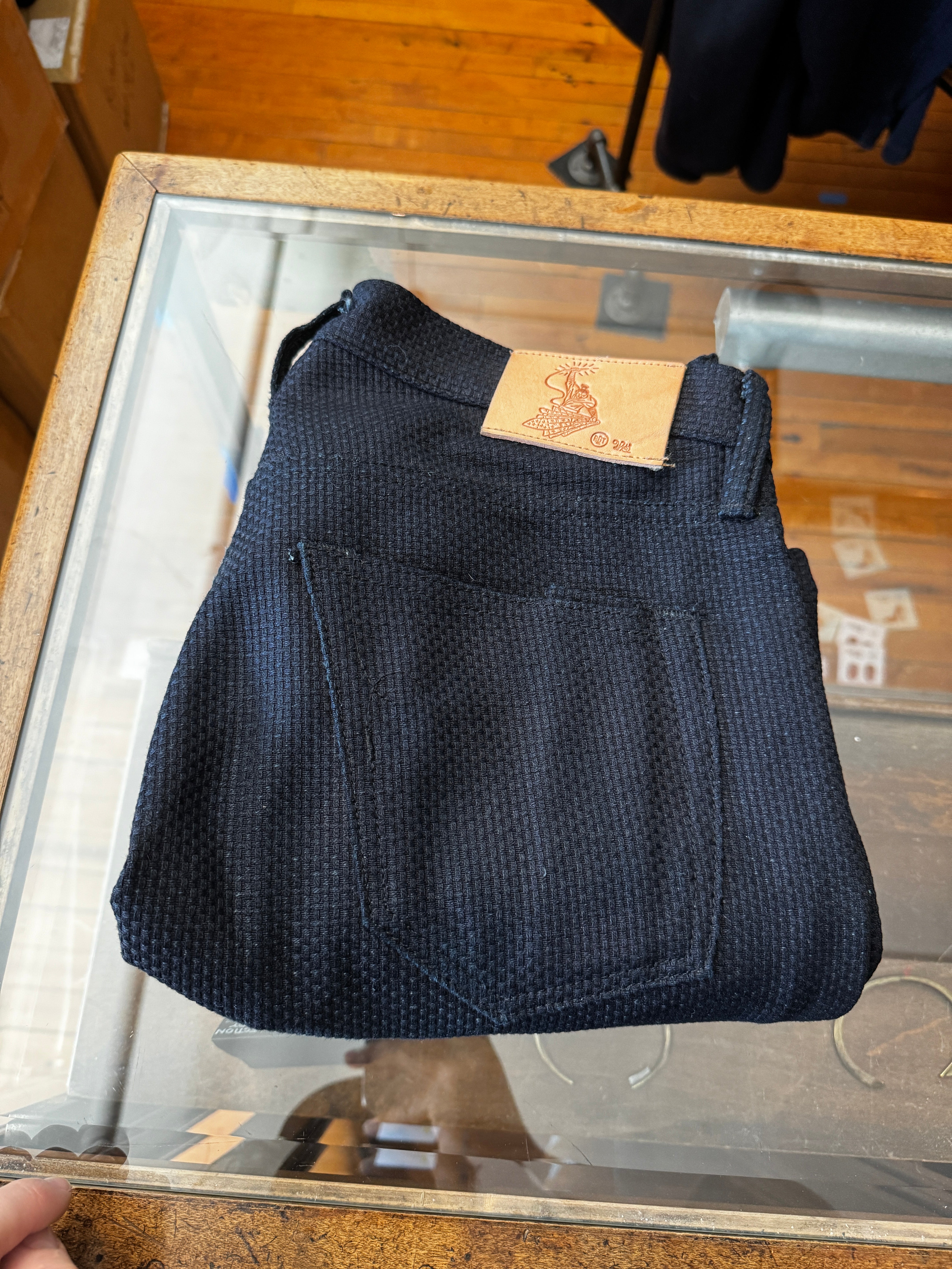 Gently Used - Double Knee Indigo Shashiko Work Pant - Size 29