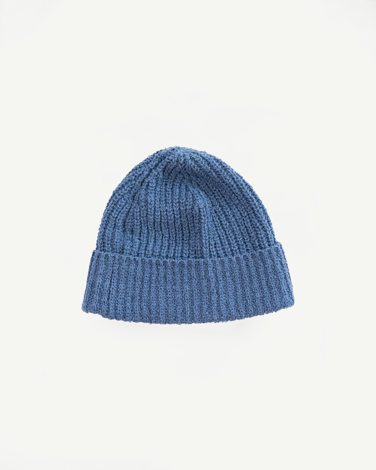 Cotton Bouclé Watch Cap - Lapis