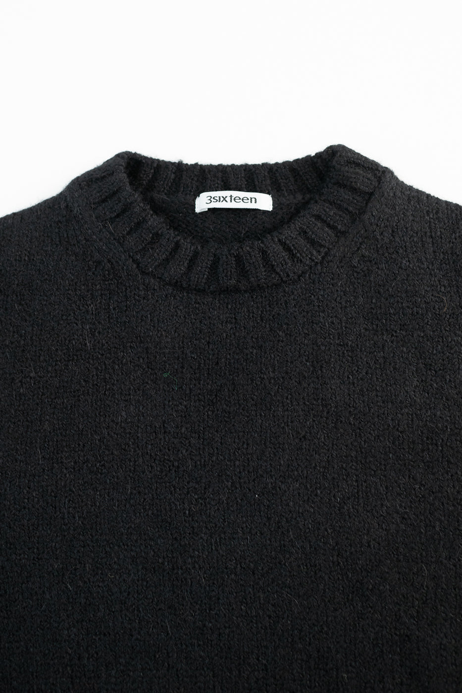 Crewneck Sweater Alpaca - Black
