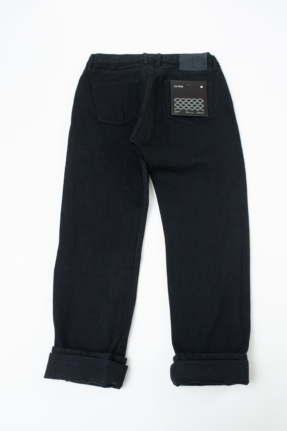 CS-220xk - 13.25oz Rinsed Black Kibata Selvedge - Classic Straight