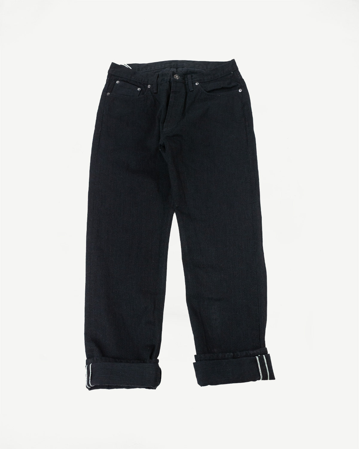 CS-220xk - 13.25oz Rinsed Black Kibata Selvedge - Classic Straight