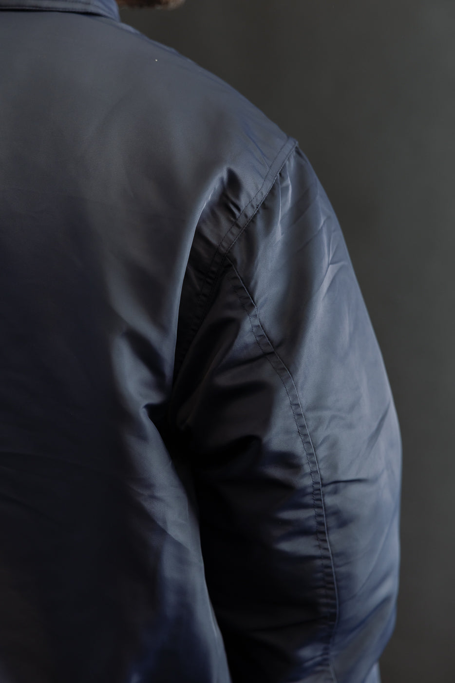 CWU Aviator Satin Flight Jacket - Blue