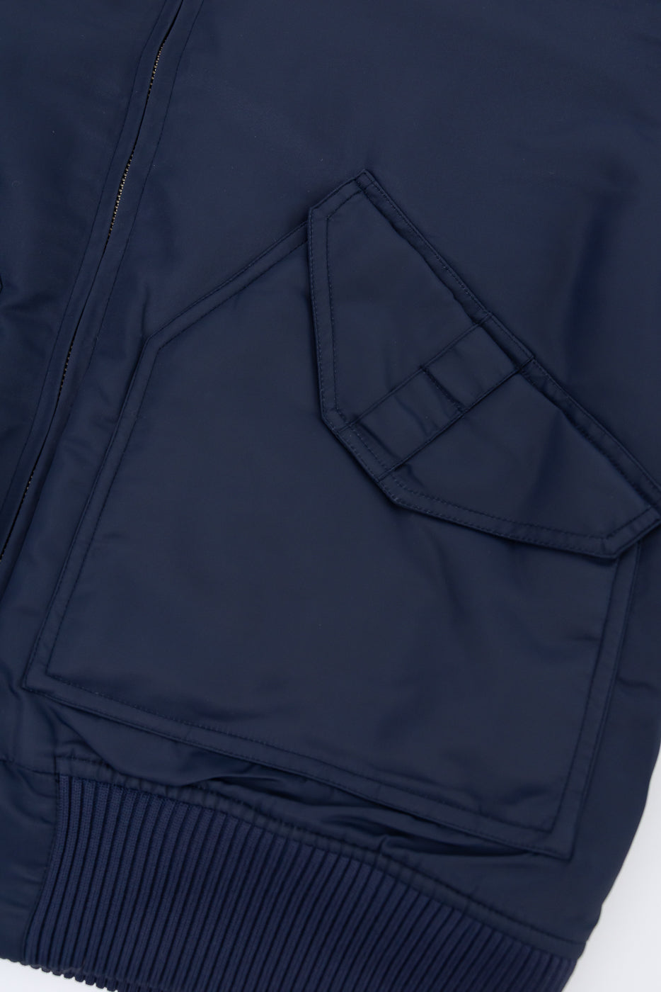 CWU Aviator Satin Flight Jacket - Blue