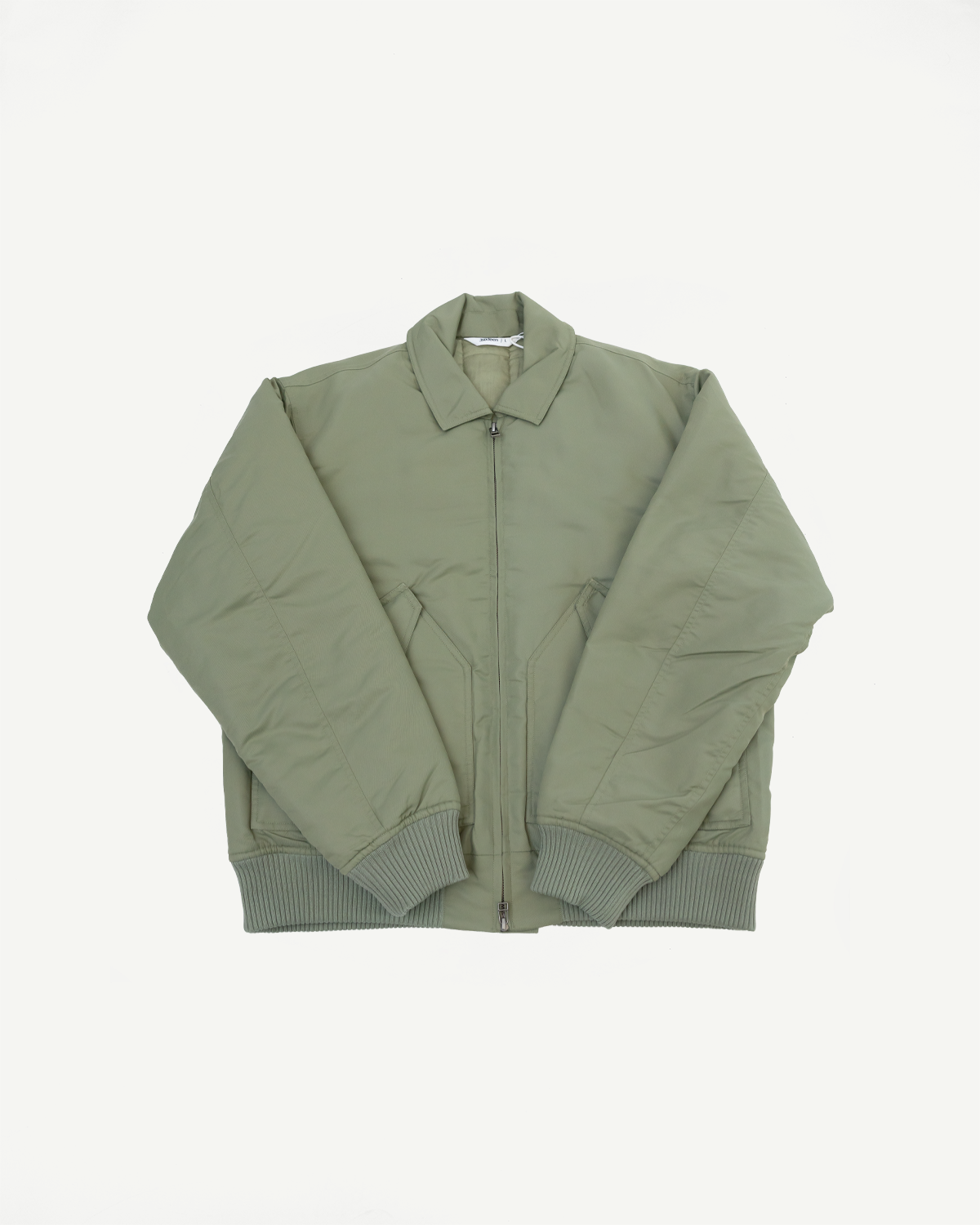 CWU Aviator Satin Flight Jacket - Sage