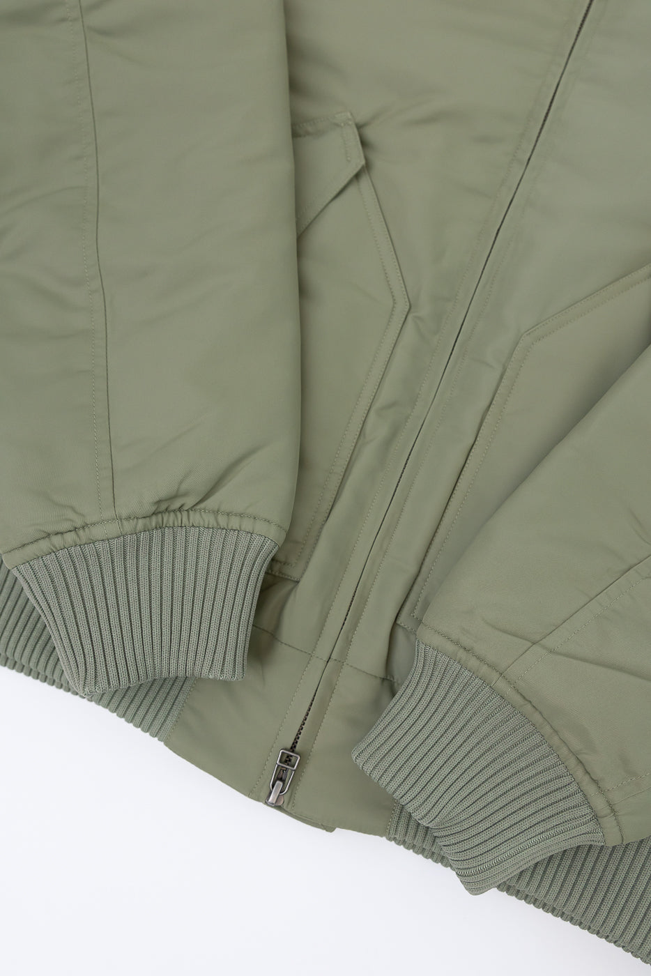 CWU Aviator Satin Flight Jacket - Sage