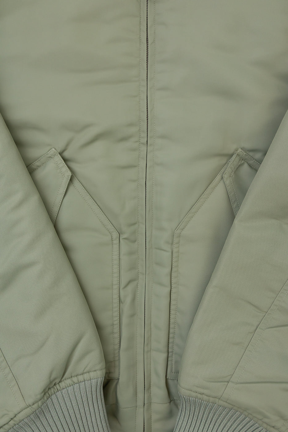 CWU Aviator Satin Flight Jacket - Sage