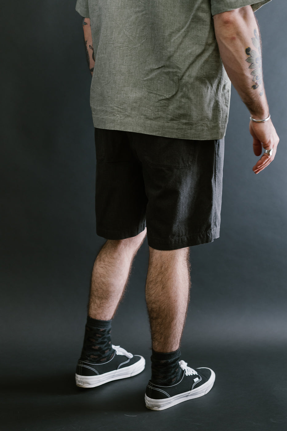 Drawstring Shorts HBT - Charcoal