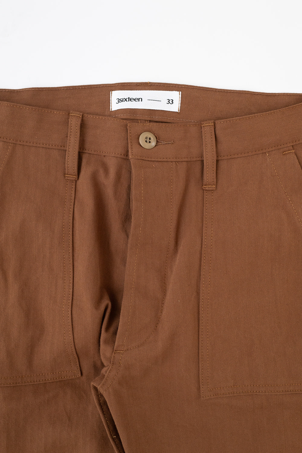 Fatigue Pant Washed HBT - Rust
