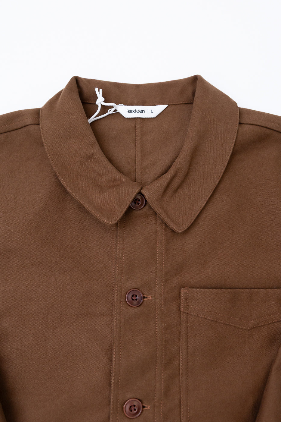 French Work Jacket Moleskin - Brown