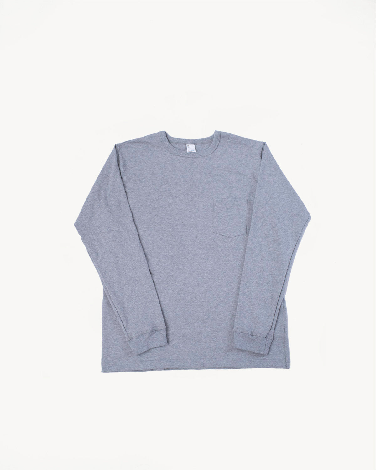 Long Sleeve Pocket T-Shirt - Heather Grey