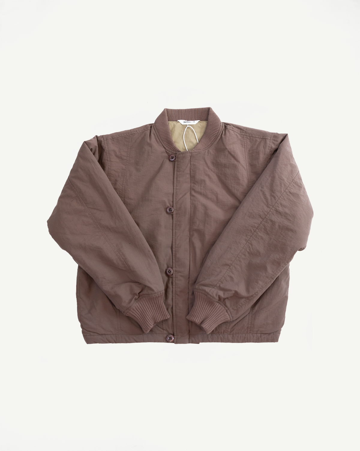 Loop Bomber Jacket - Brown