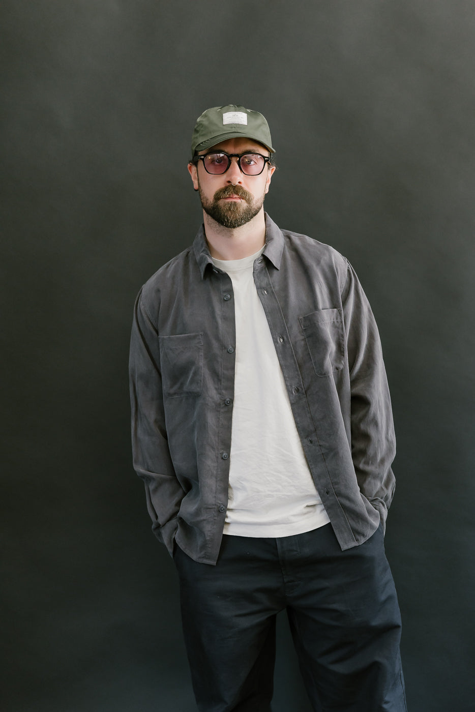 Mechanic Shirt Lyocell - Charcoal
