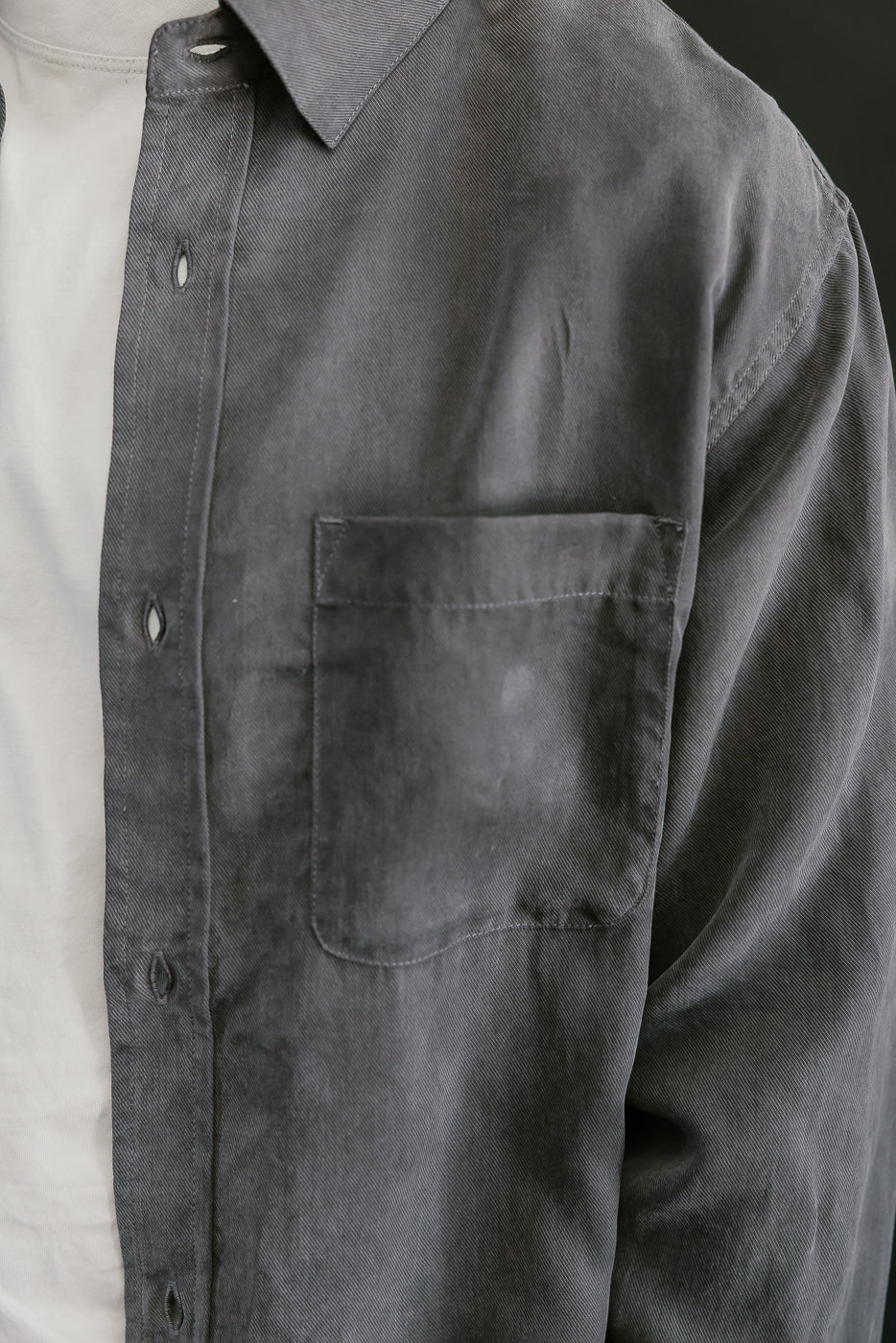 Mechanic Shirt Lyocell - Charcoal