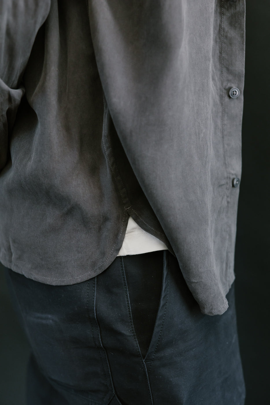 Mechanic Shirt Lyocell - Charcoal