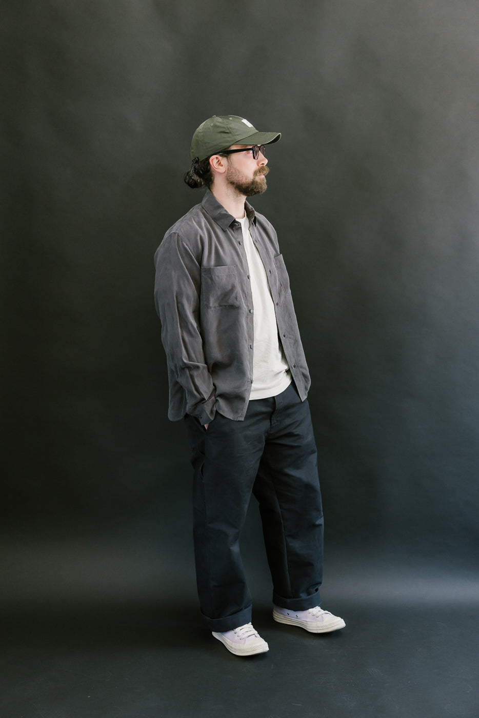 Mechanic Shirt Lyocell - Charcoal