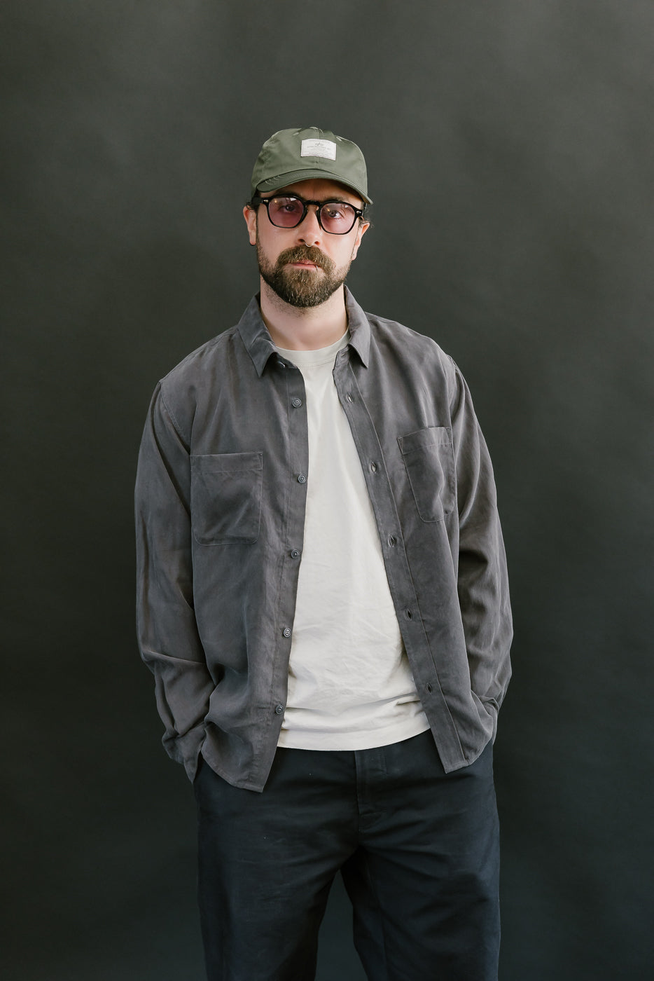 Mechanic Shirt Lyocell - Charcoal
