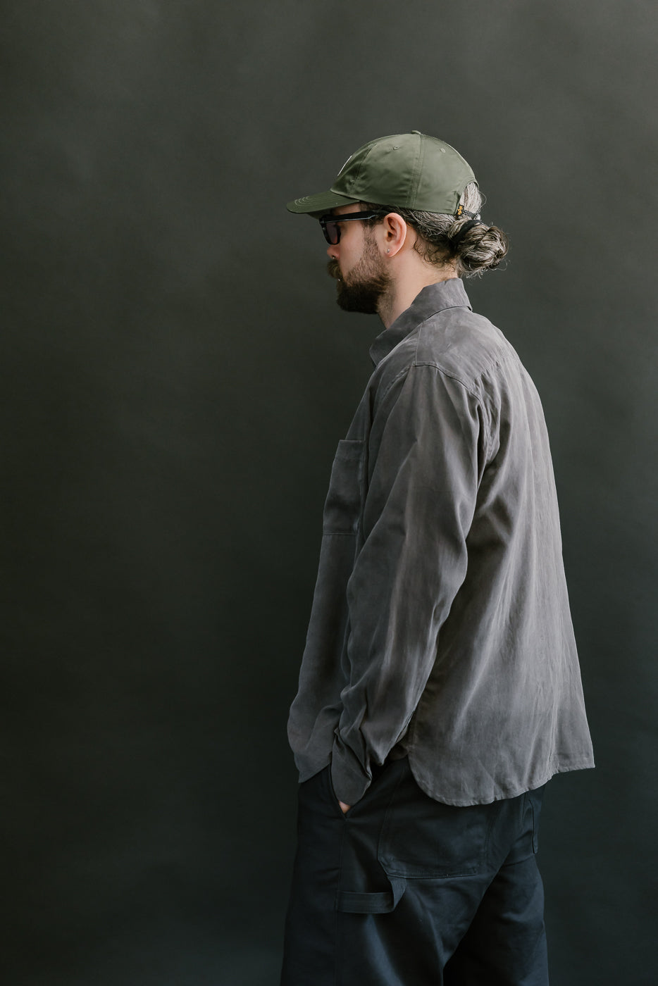 Mechanic Shirt Lyocell - Charcoal