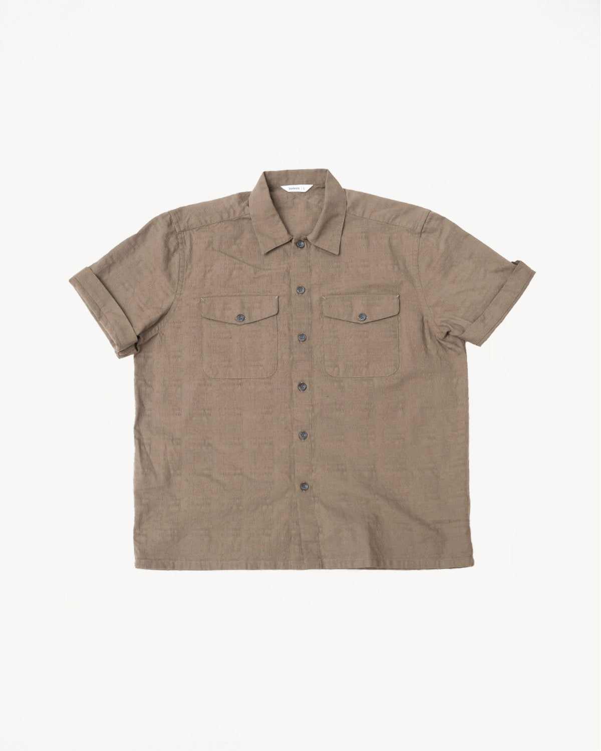 Safari Shirt - Drab Barkcloth