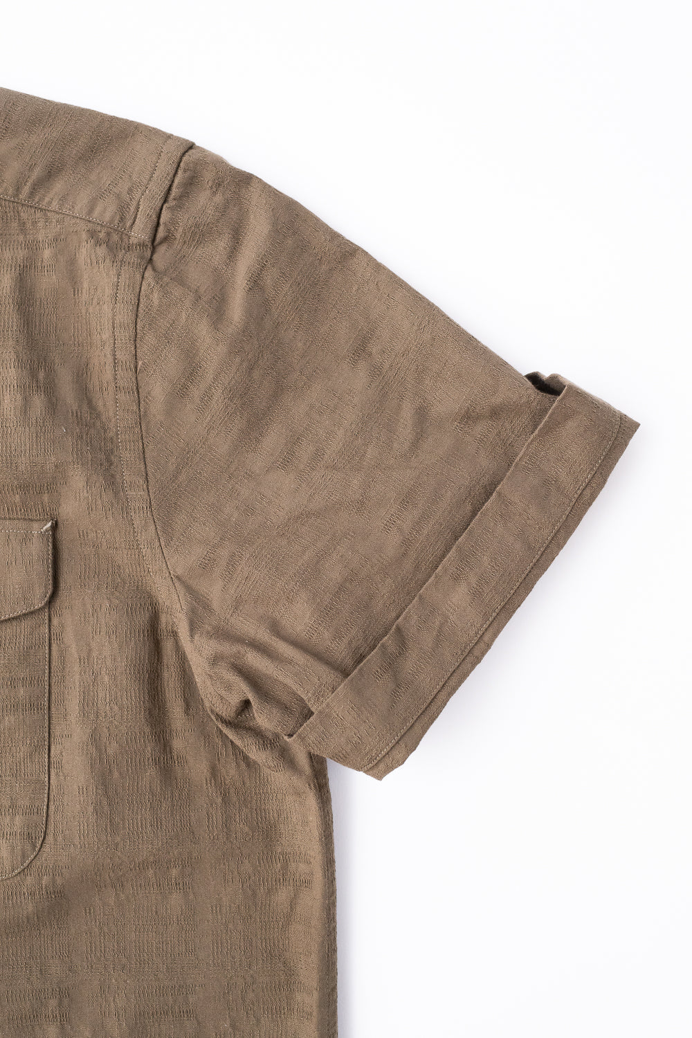 Safari Shirt - Drab Barkcloth