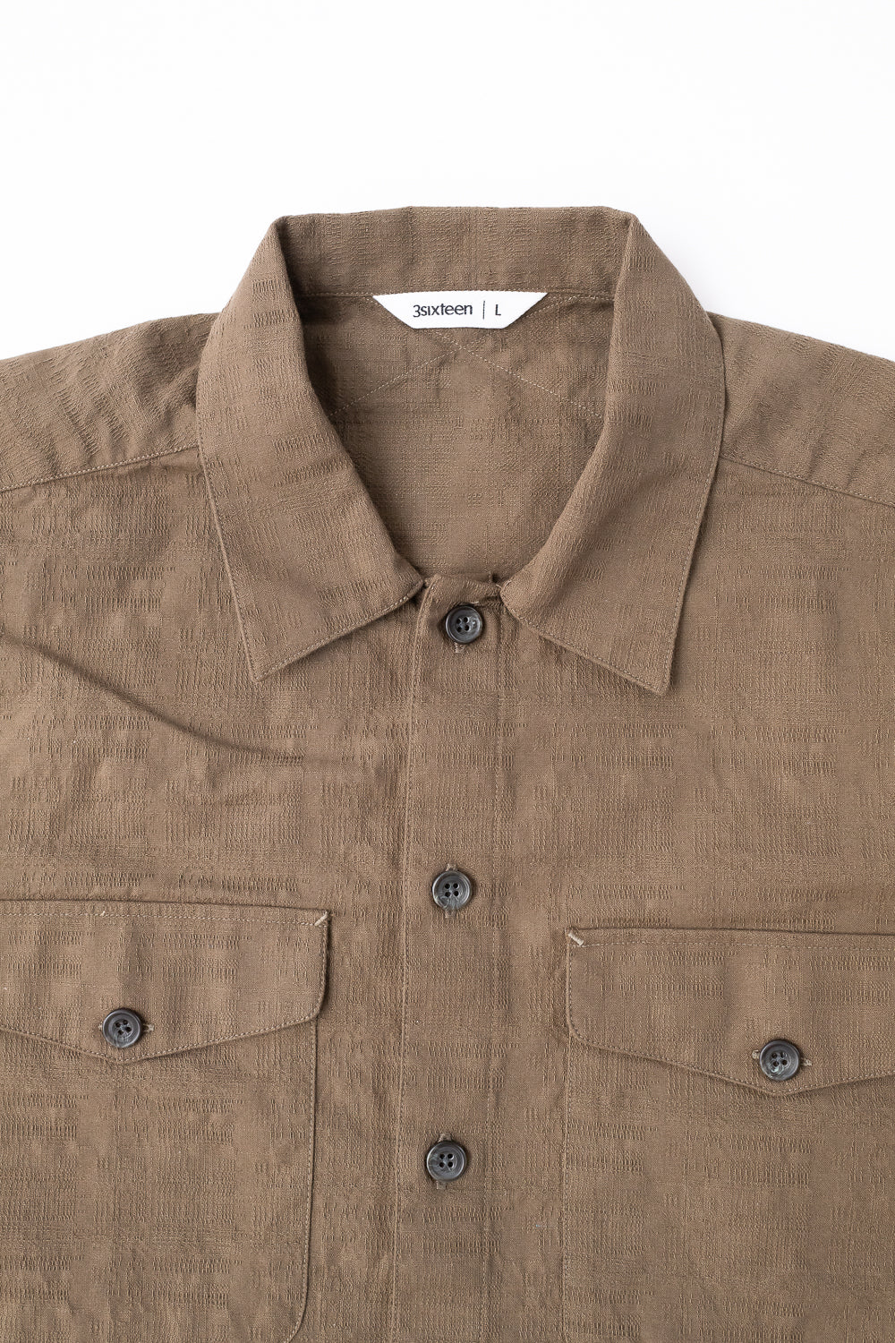 Safari Shirt - Drab Barkcloth