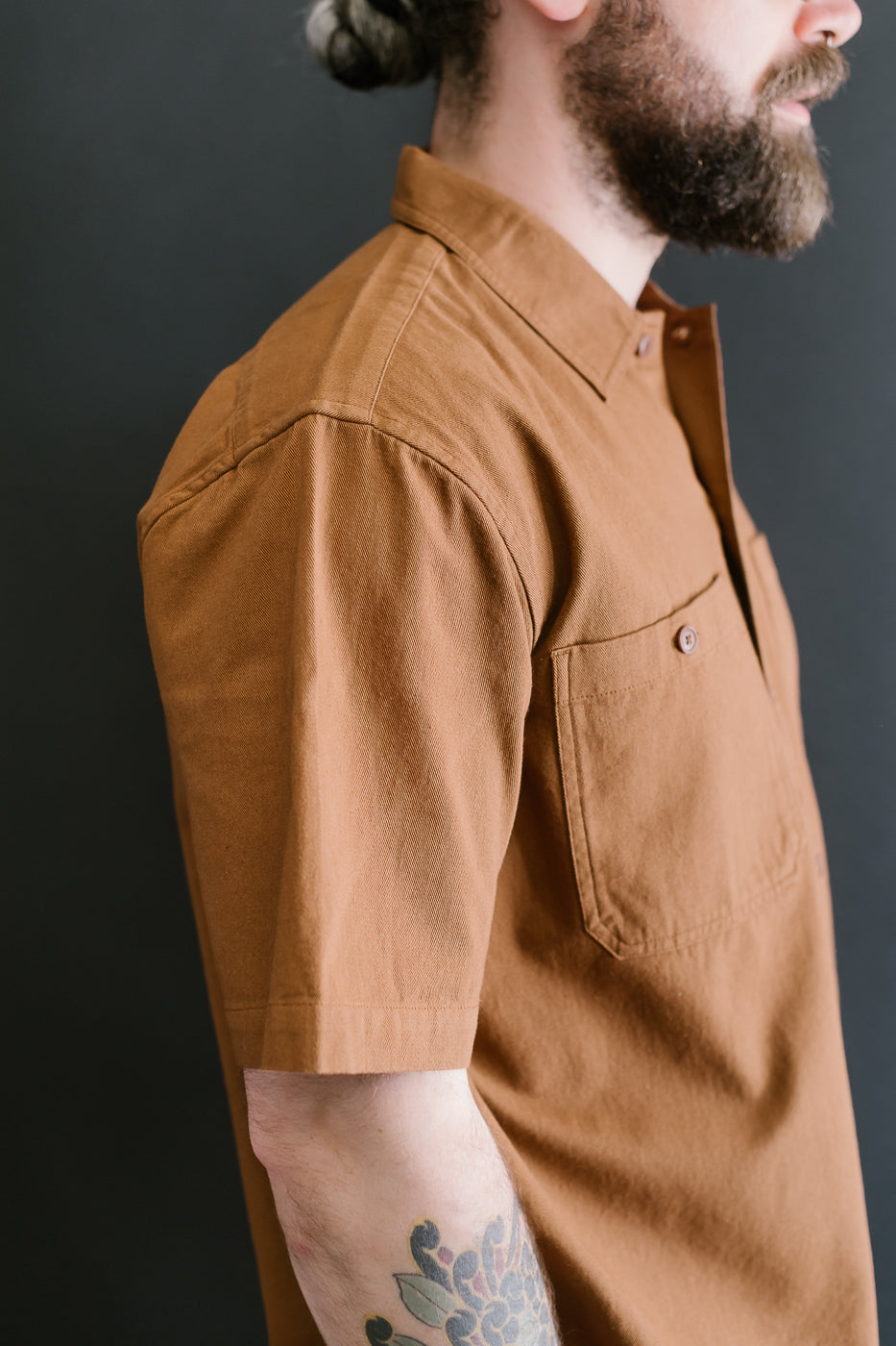 Short Sleeve Workshirt - Sandstone