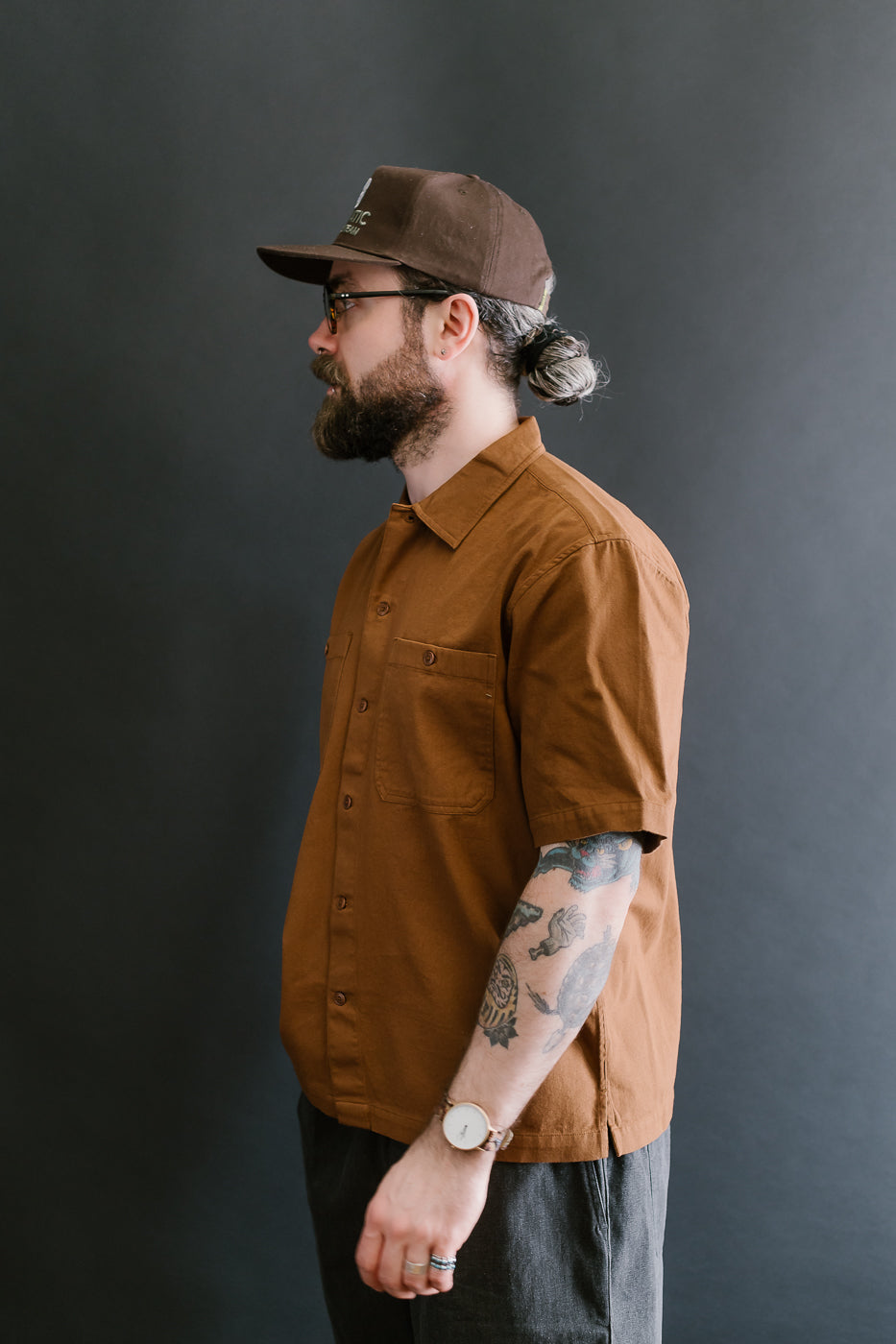 Short Sleeve Workshirt - Sandstone