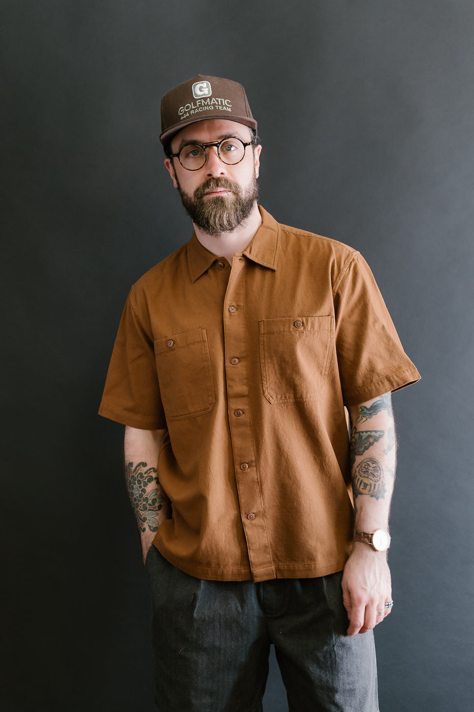 Short Sleeve Workshirt - Sandstone