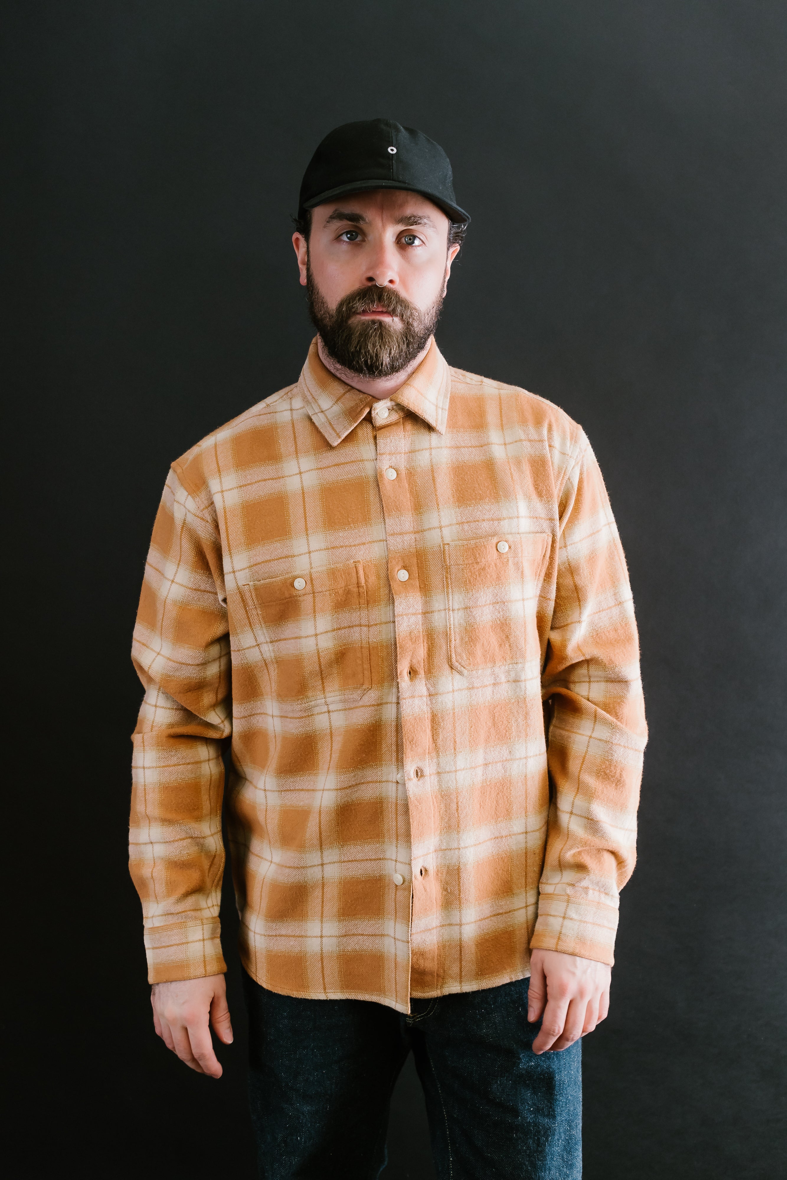 Utility Flannel - Amber Plaid