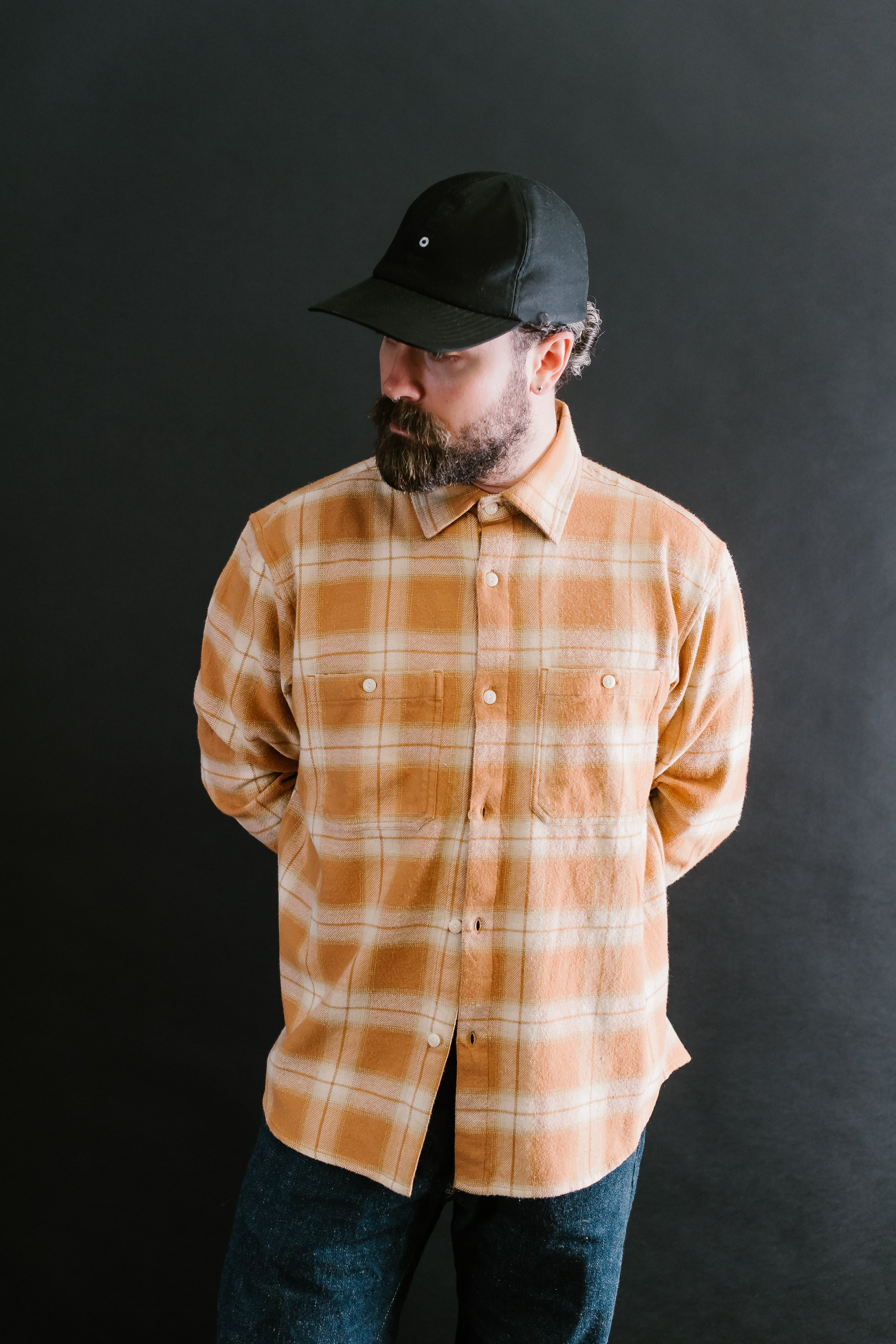 Utility Flannel - Amber Plaid