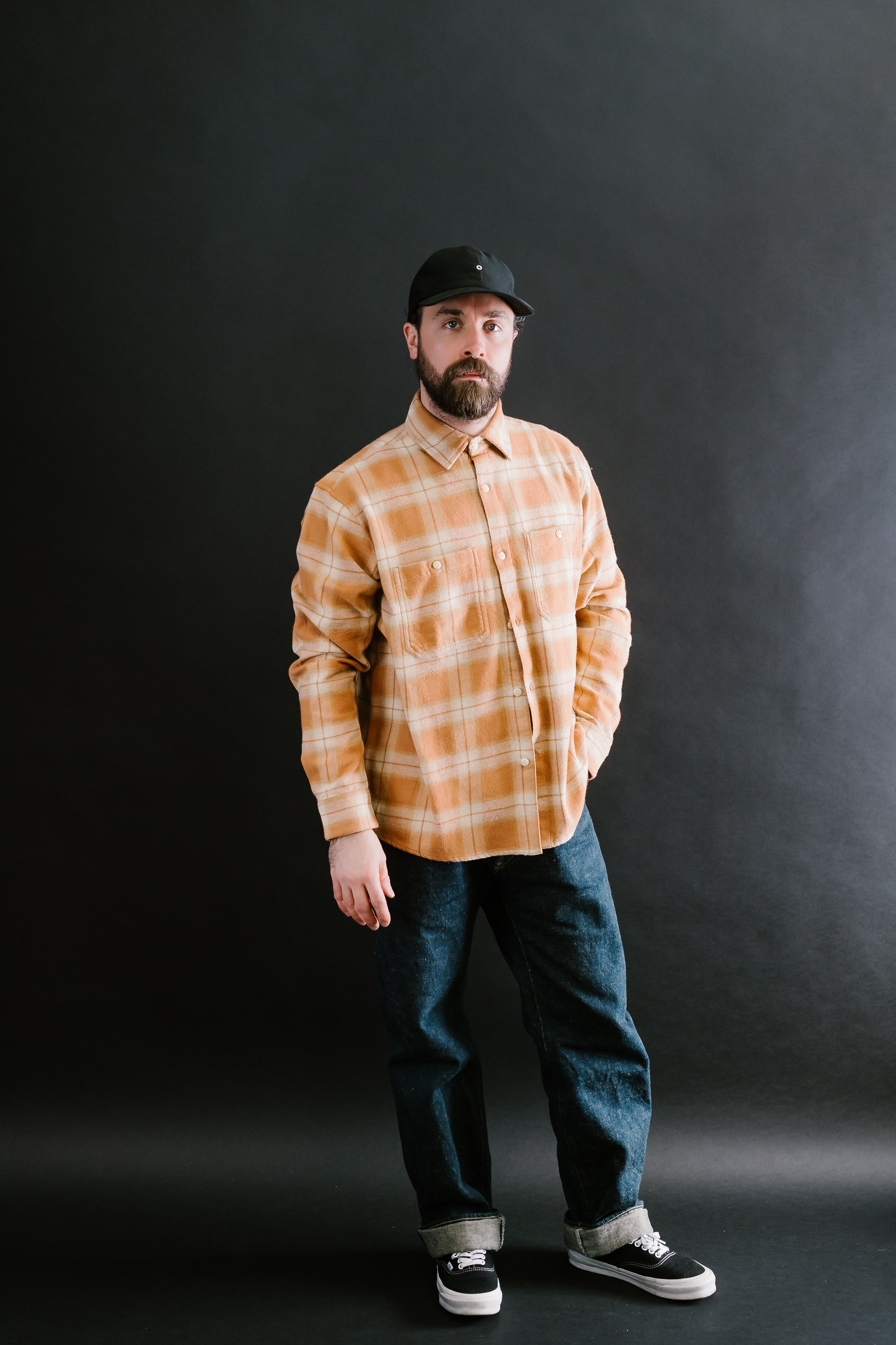 Utility Flannel - Amber Plaid