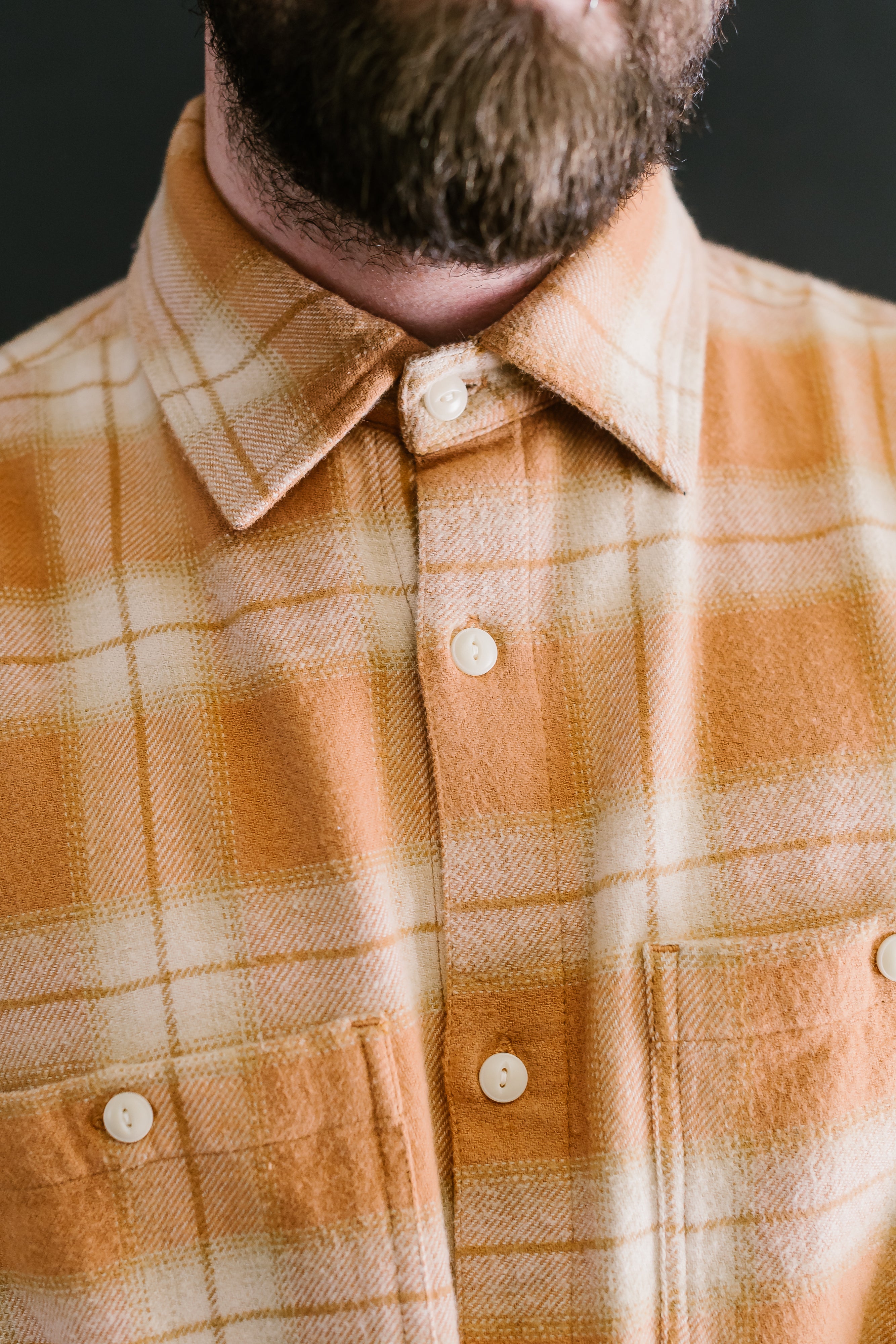 Utility Flannel - Amber Plaid