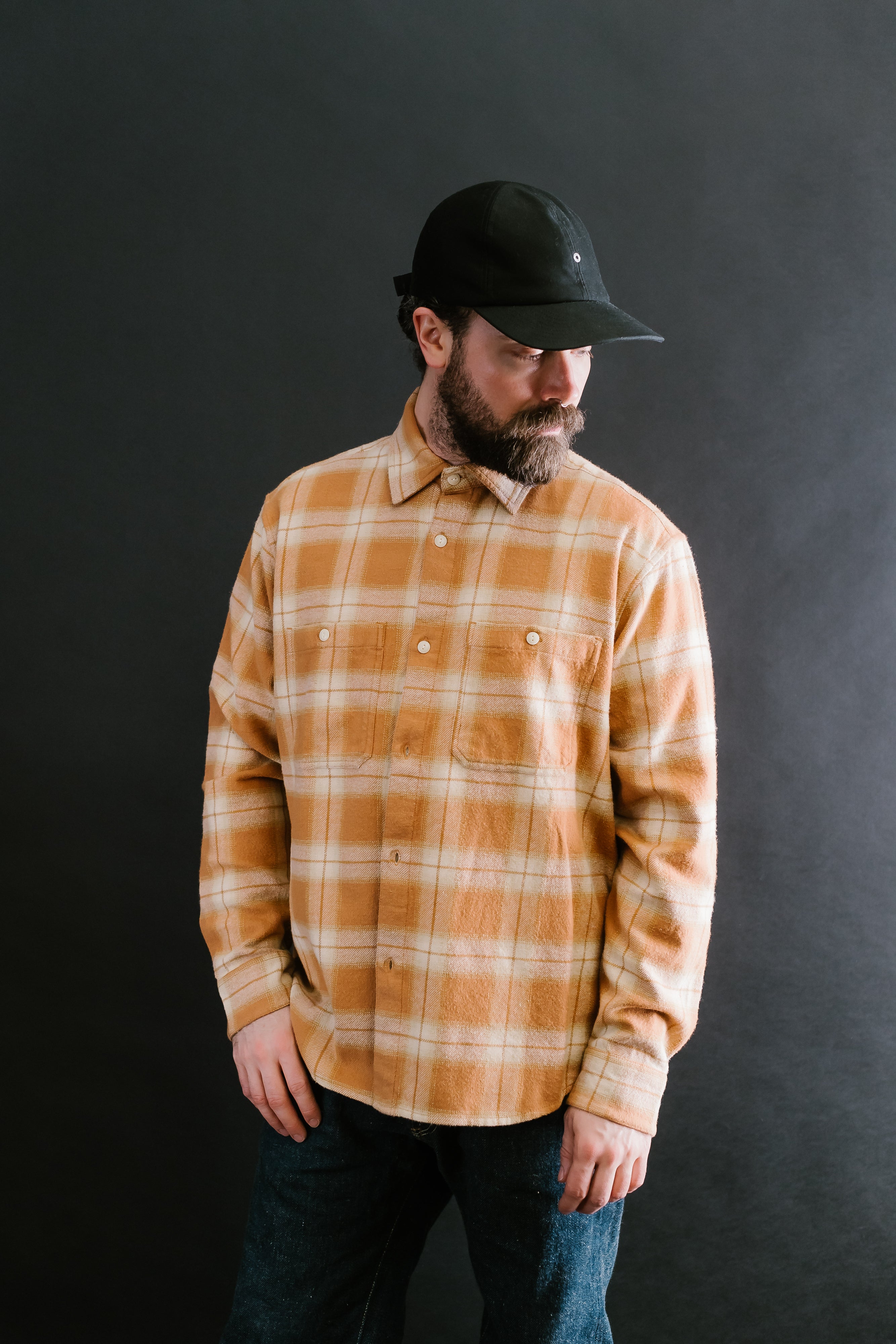 Utility Flannel - Amber Plaid