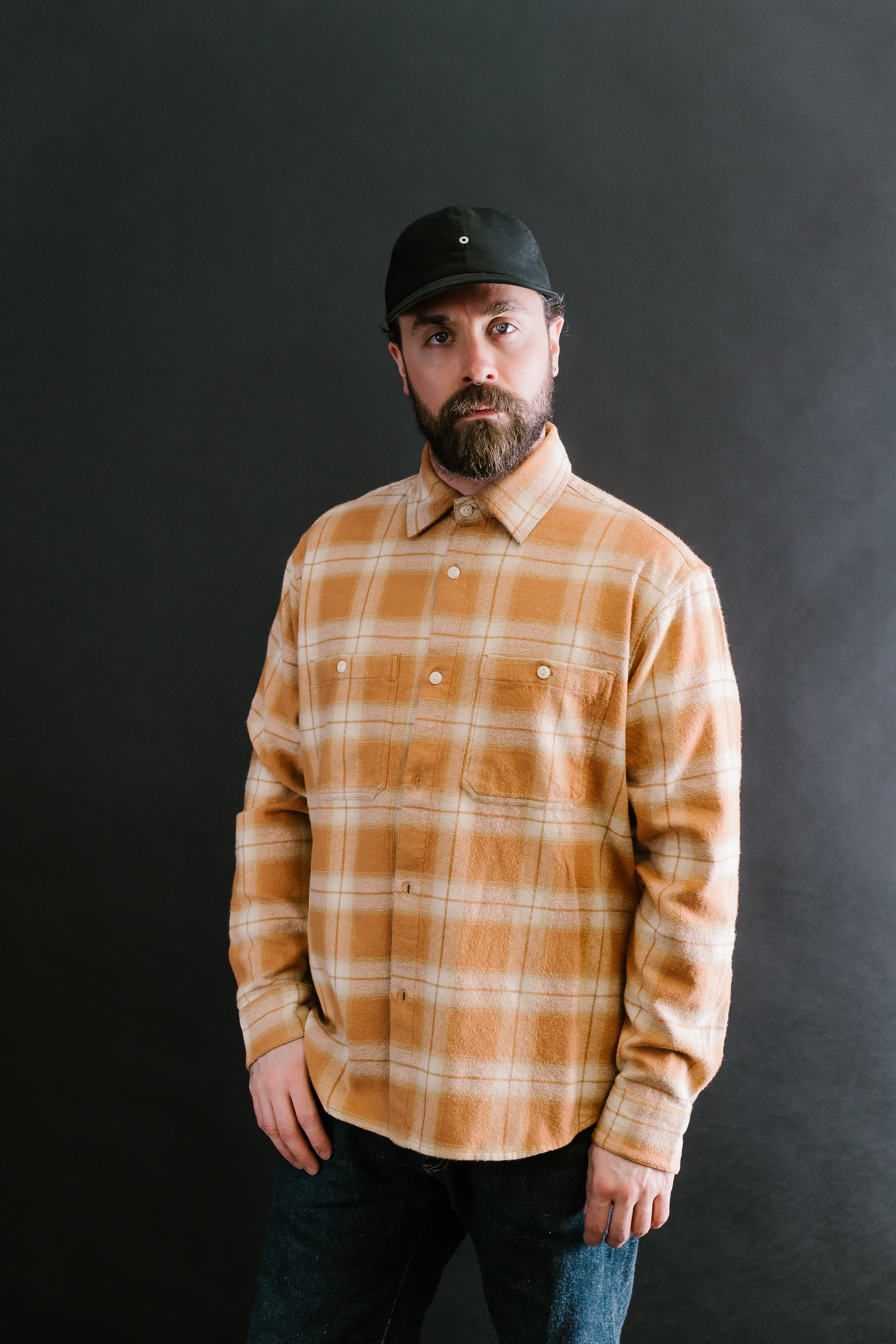 Utility Flannel - Amber Plaid