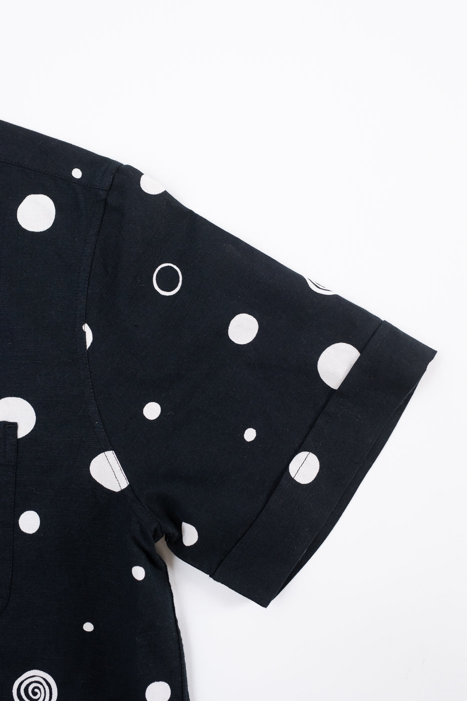 Vacation Shirt Polka Dot - Black