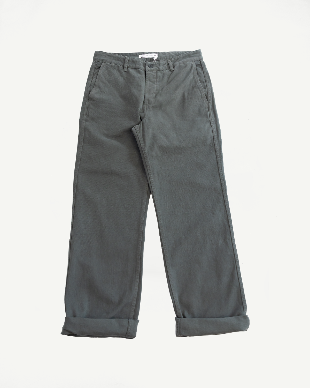 Gray pants on a white background