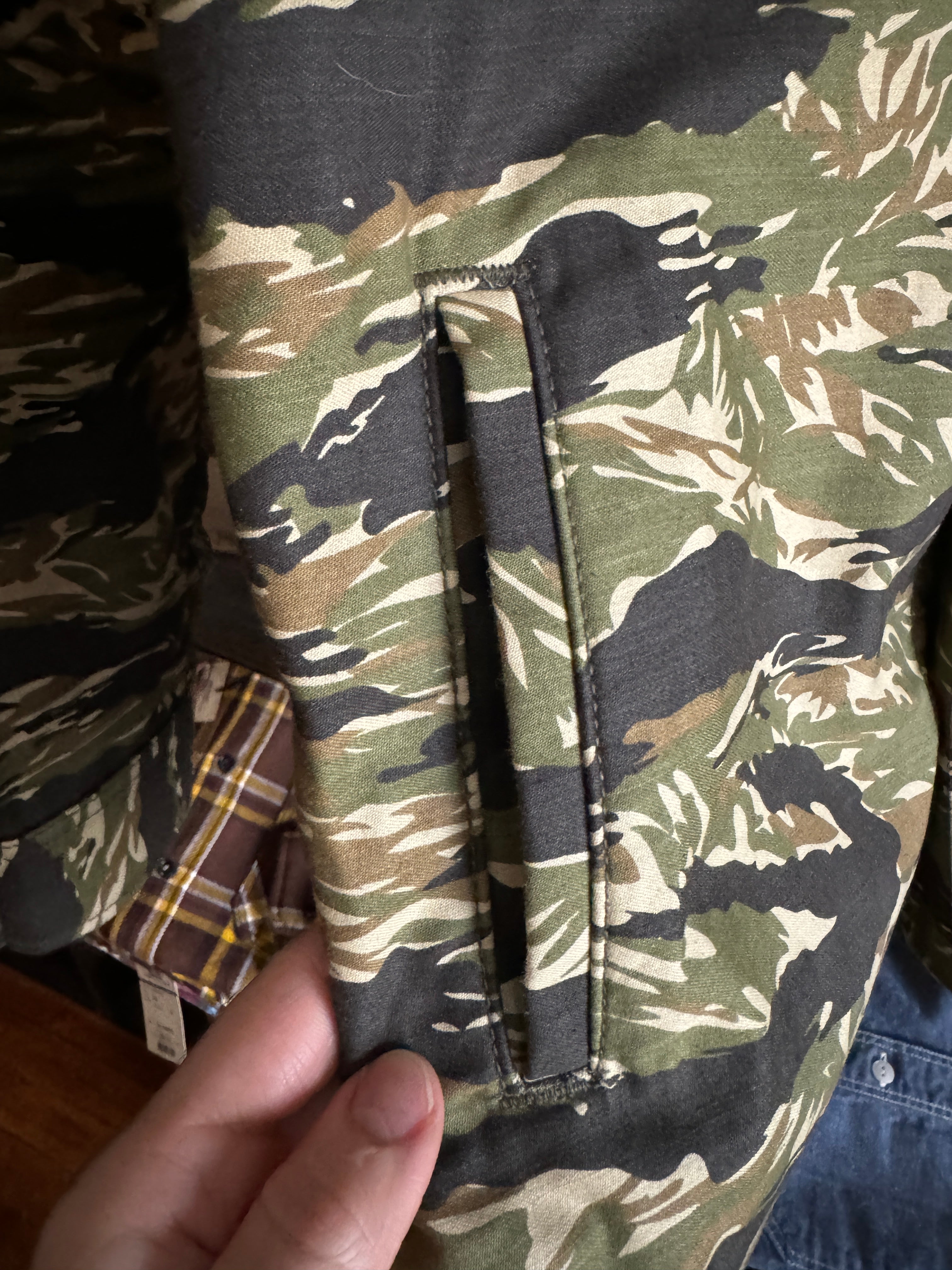 Moderately Used - Tiger Camo Patrol Work Shirt - Small