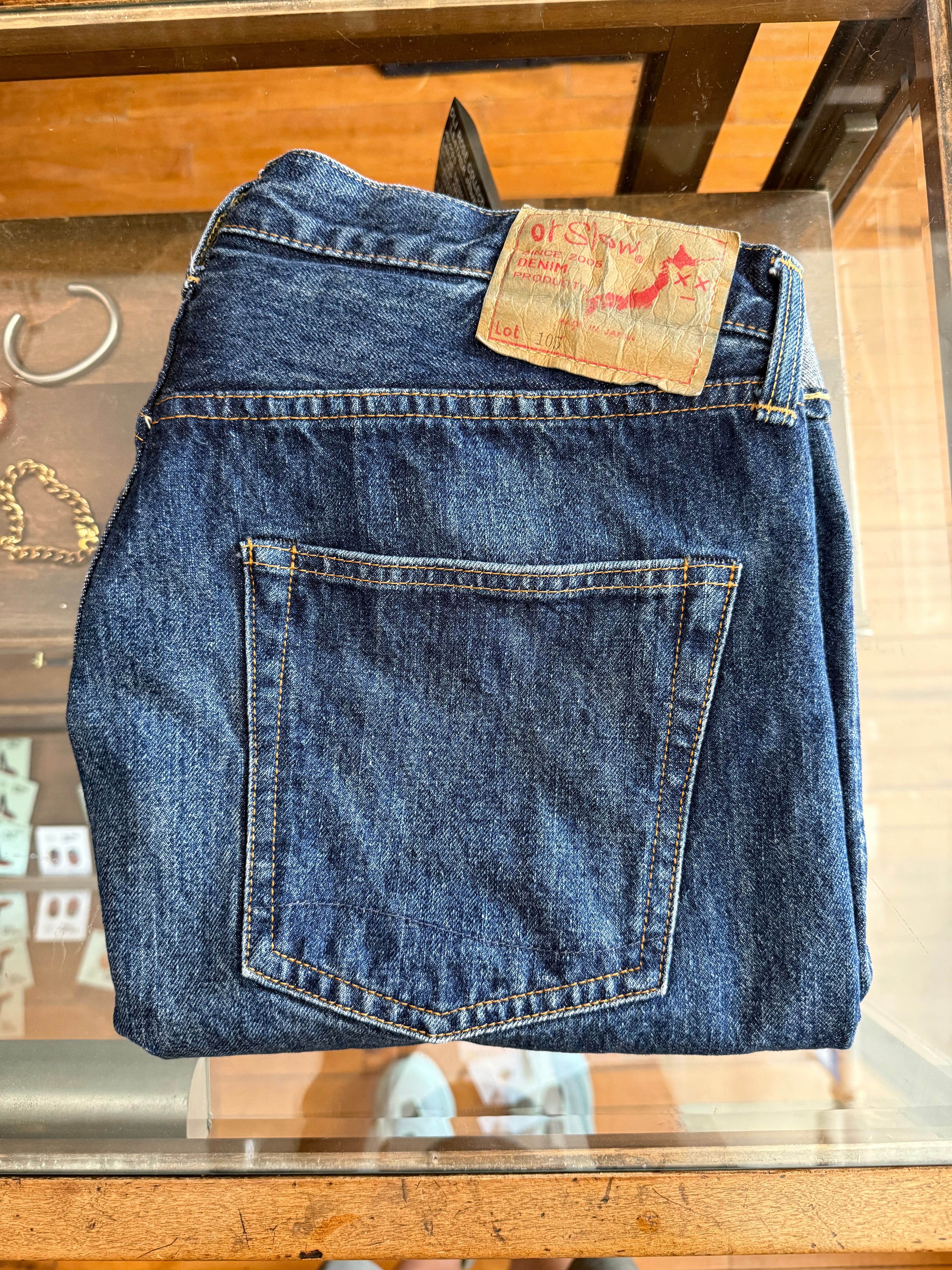 Gently Used orSlow 105 Jeans - 2 Year Darker Wash - Size 2
