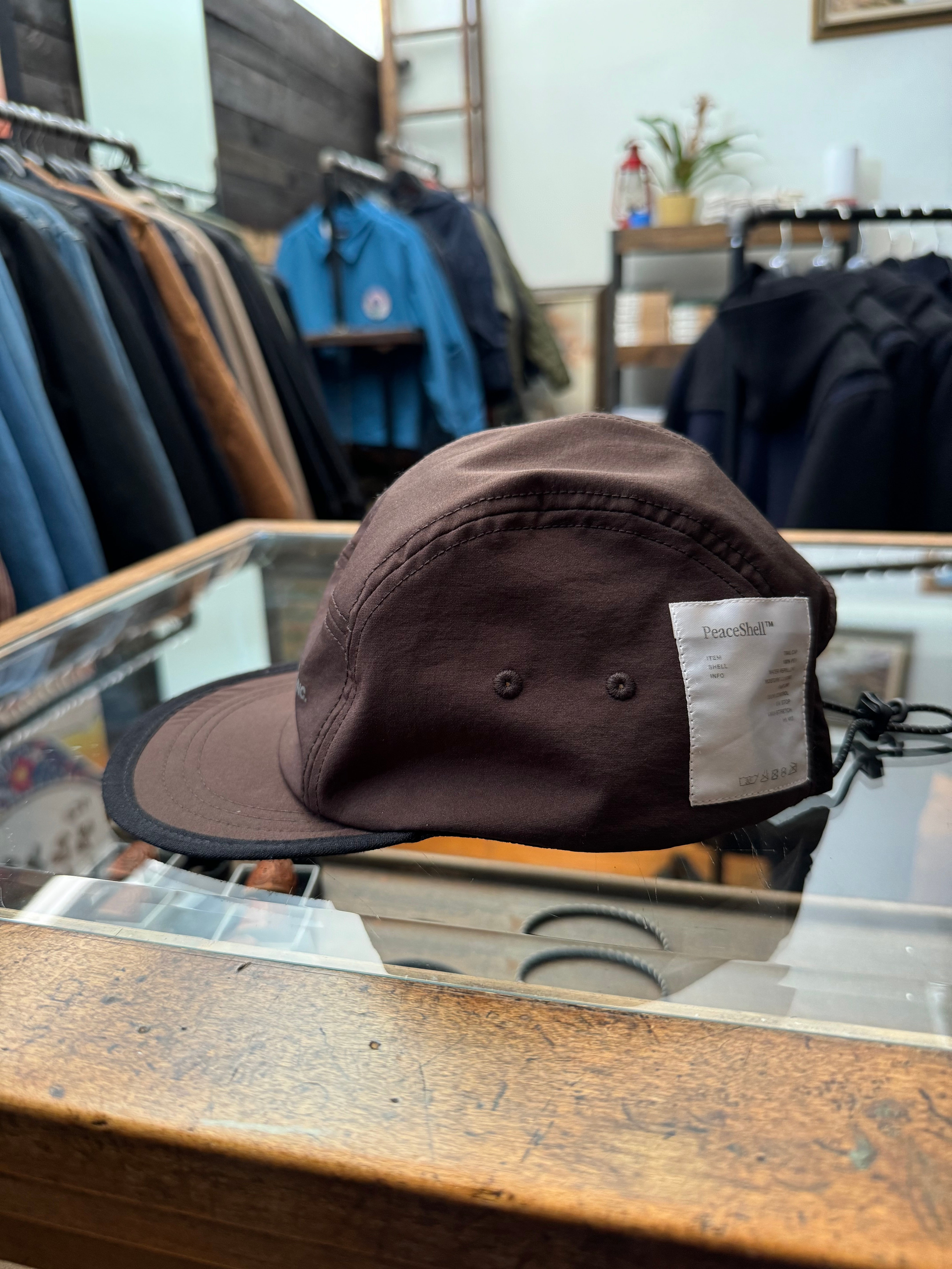 Satisfy Running Peaceshell Trail Cap - Brown - O/S