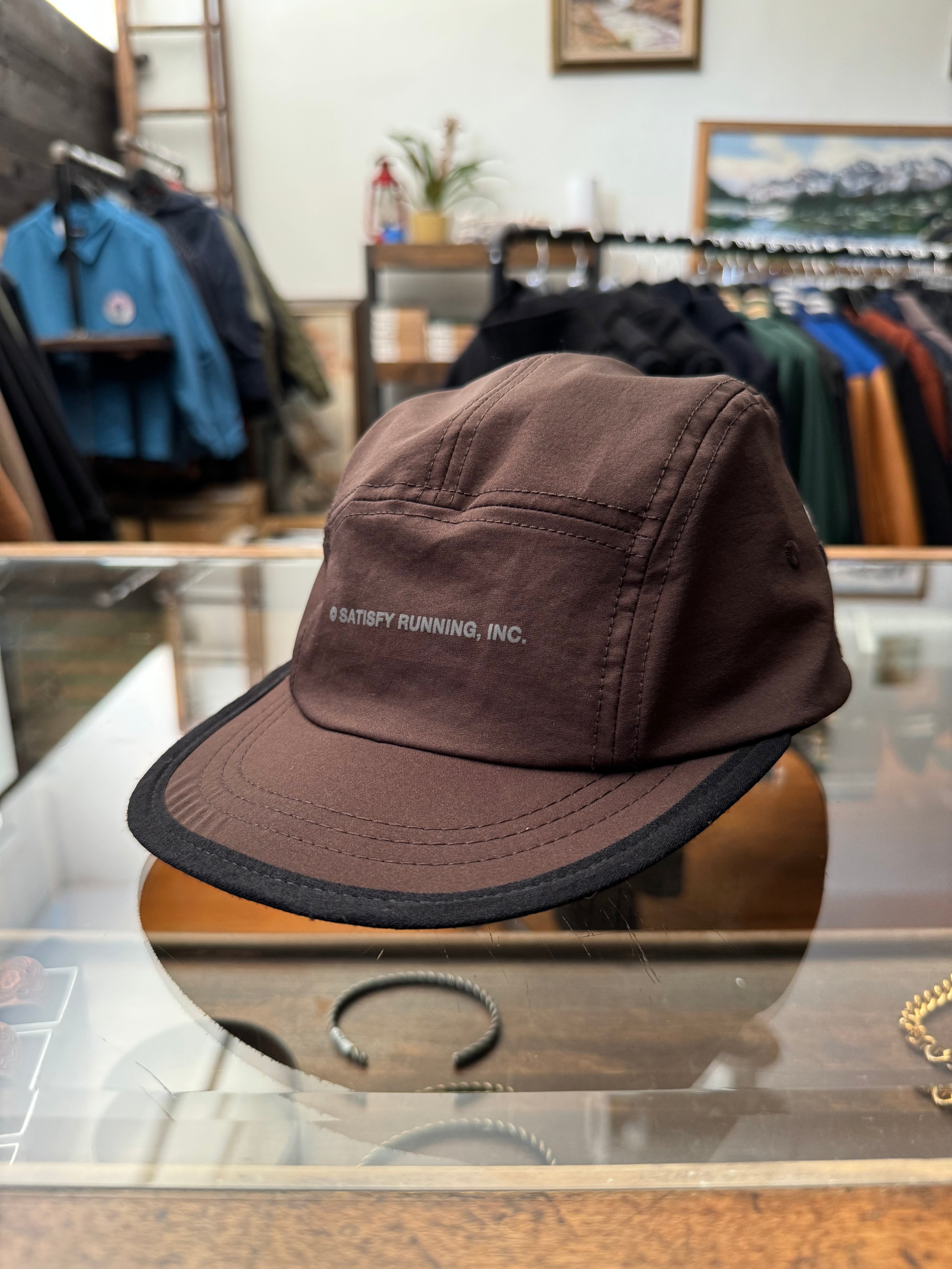 Satisfy Running Peaceshell Trail Cap - Brown - O/S