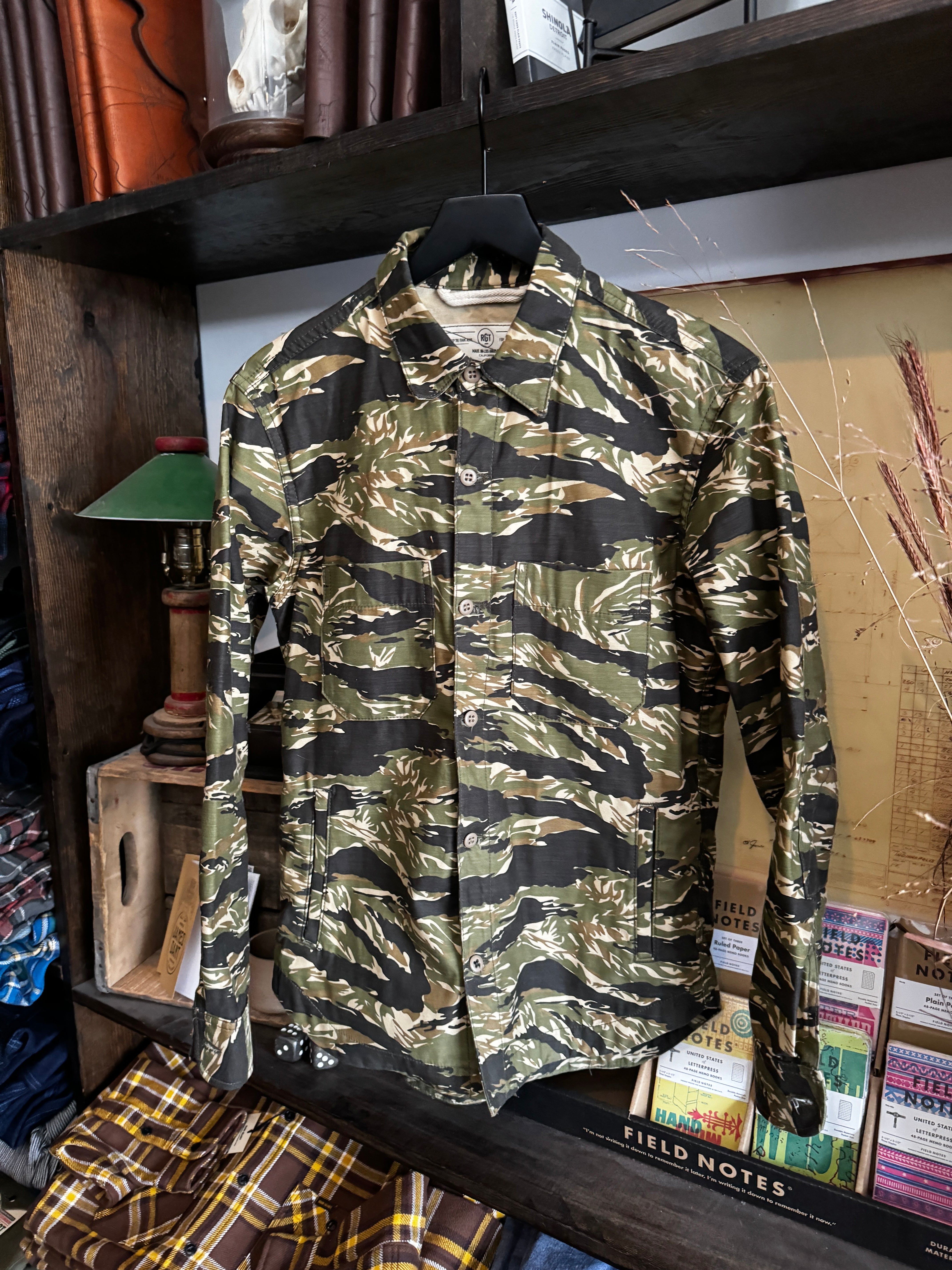 Moderately Used - Tiger Camo Patrol Work Shirt - Small