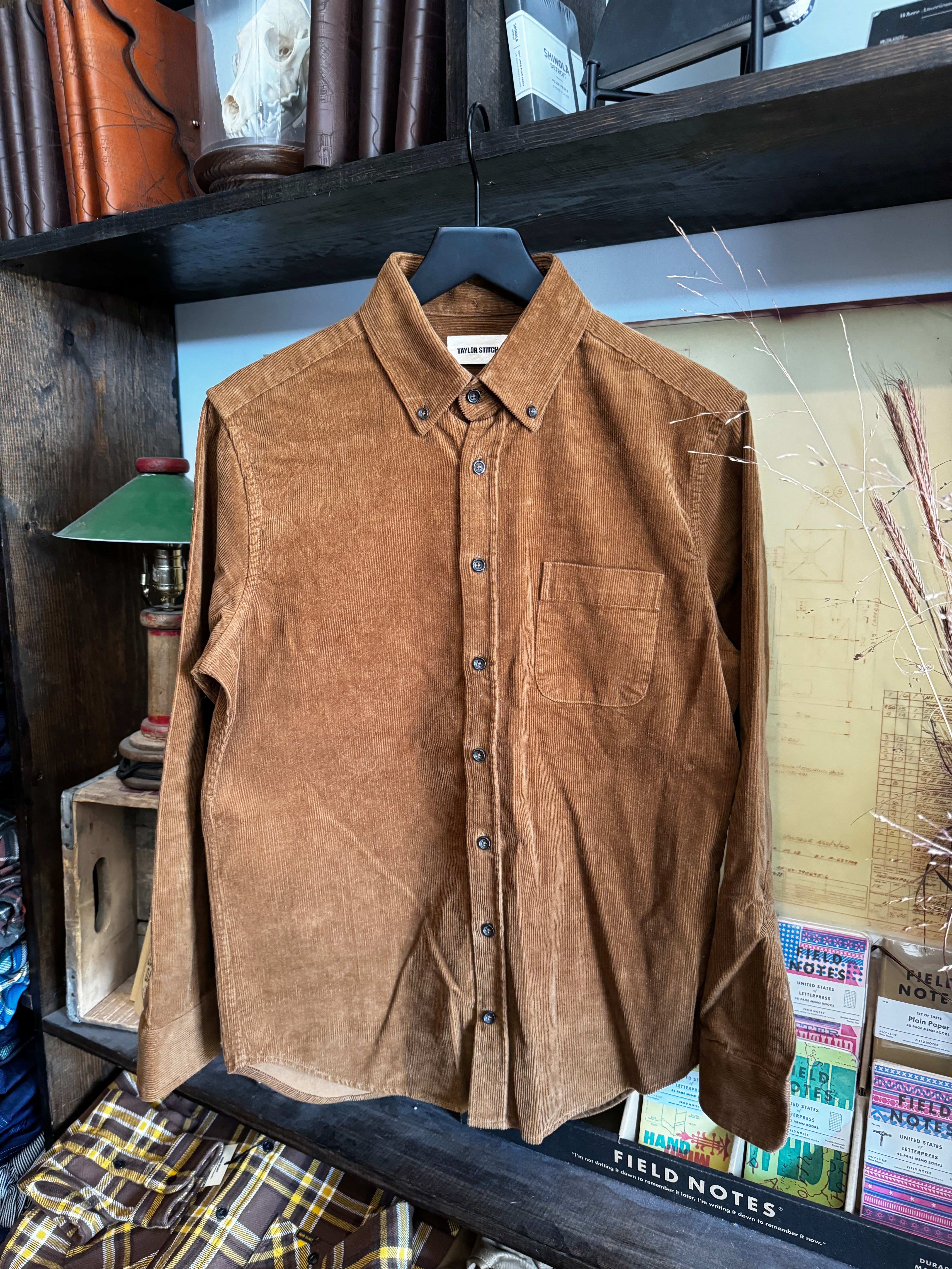 Gently Used - California Shirt Cinamon Corduory - 38