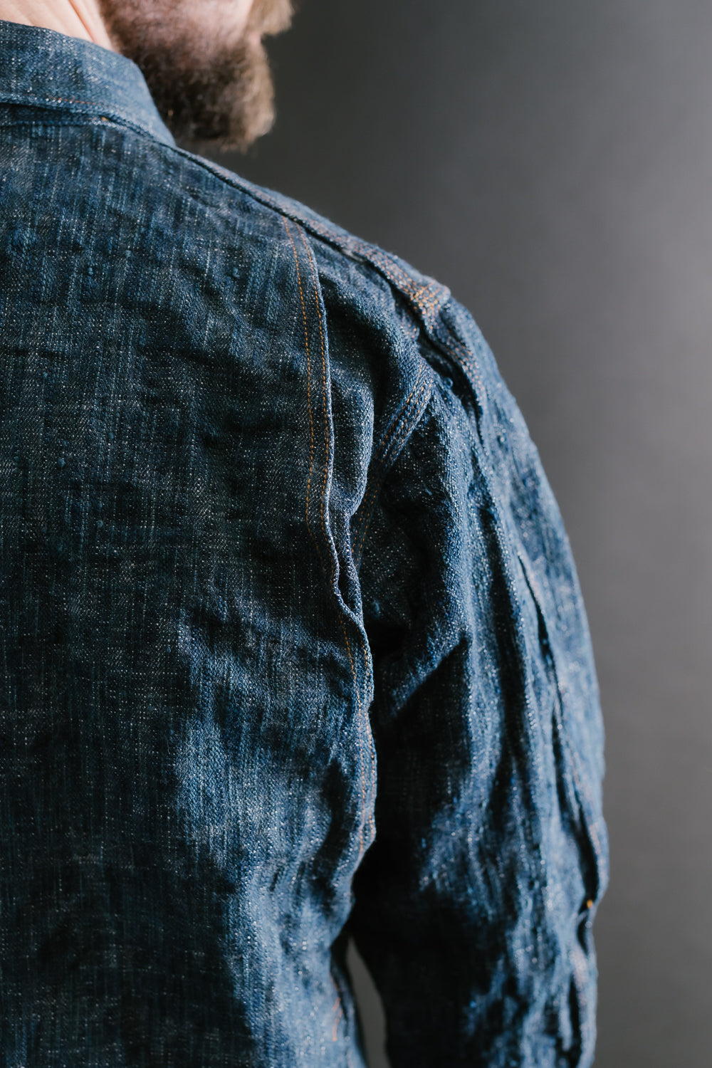 GZ-15CVRL-0611 - 15oz Skein Dyed Coverall - Green Indigo