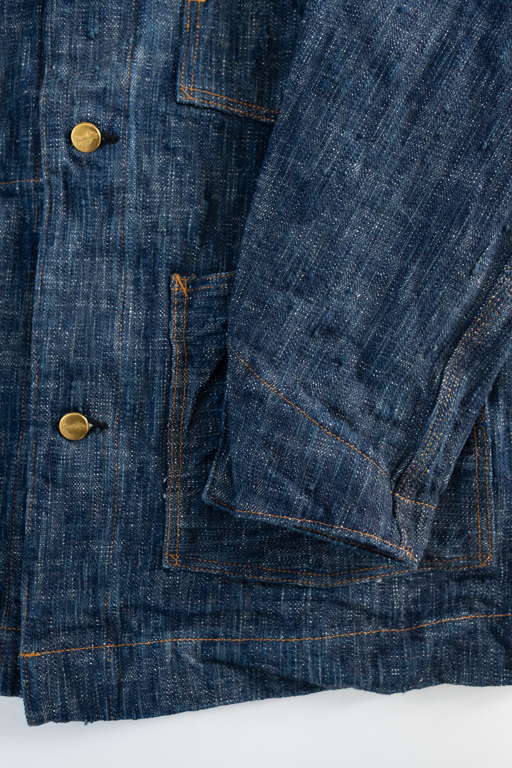 GZ-15CVRL-0611 - 15oz Skein Dyed Coverall - Green Indigo