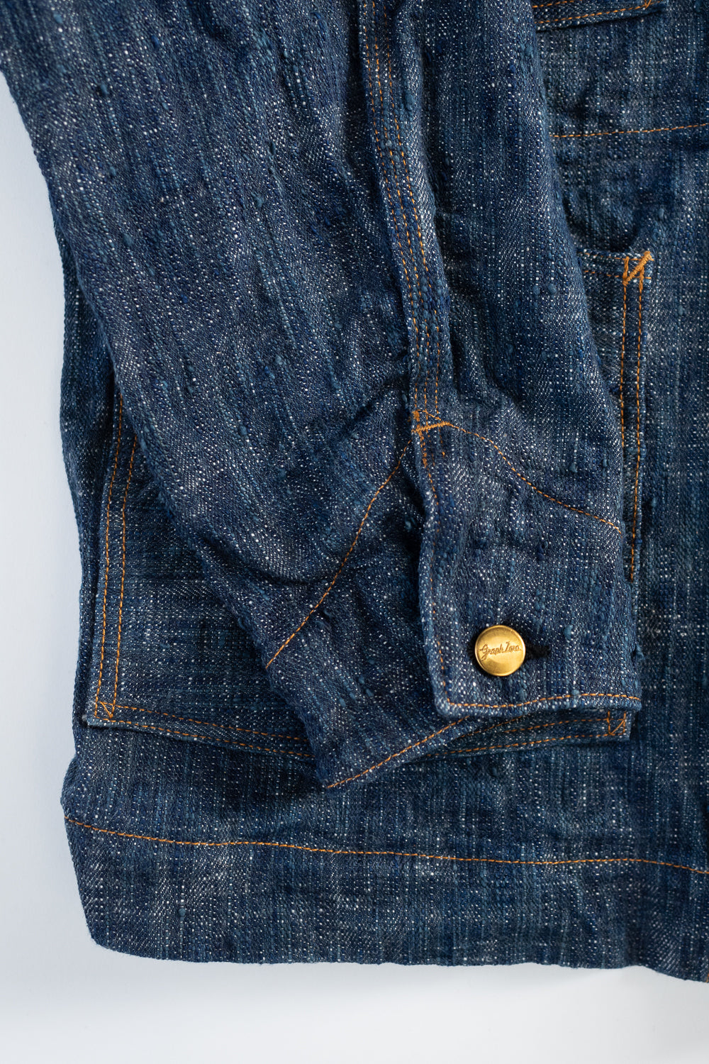 GZ-15CVRL-0611 - 15oz Skein Dyed Coverall - Green Indigo