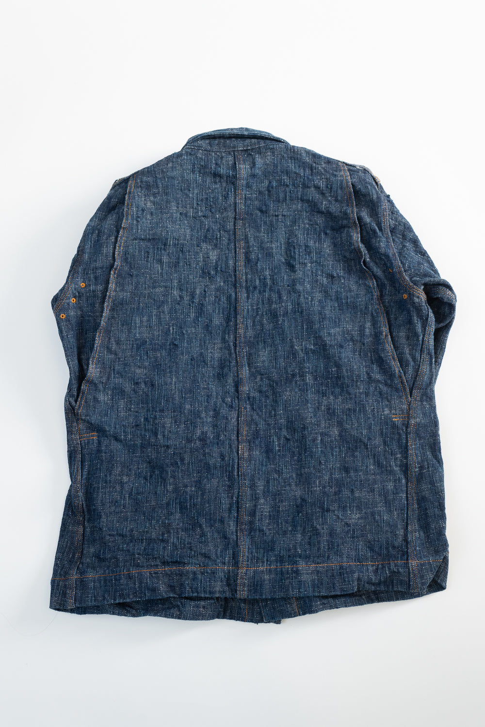 GZ-15CVRL-0611 - 15oz Skein Dyed Coverall - Green Indigo