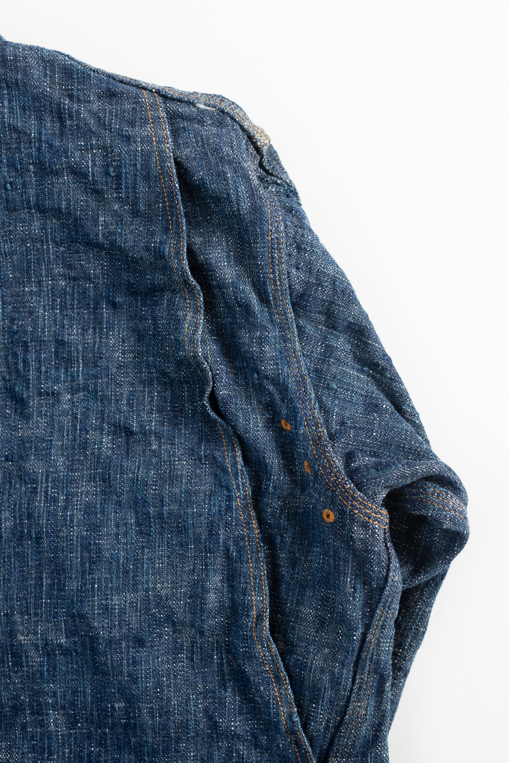 GZ-15CVRL-0611 - 15oz Skein Dyed Coverall - Green Indigo