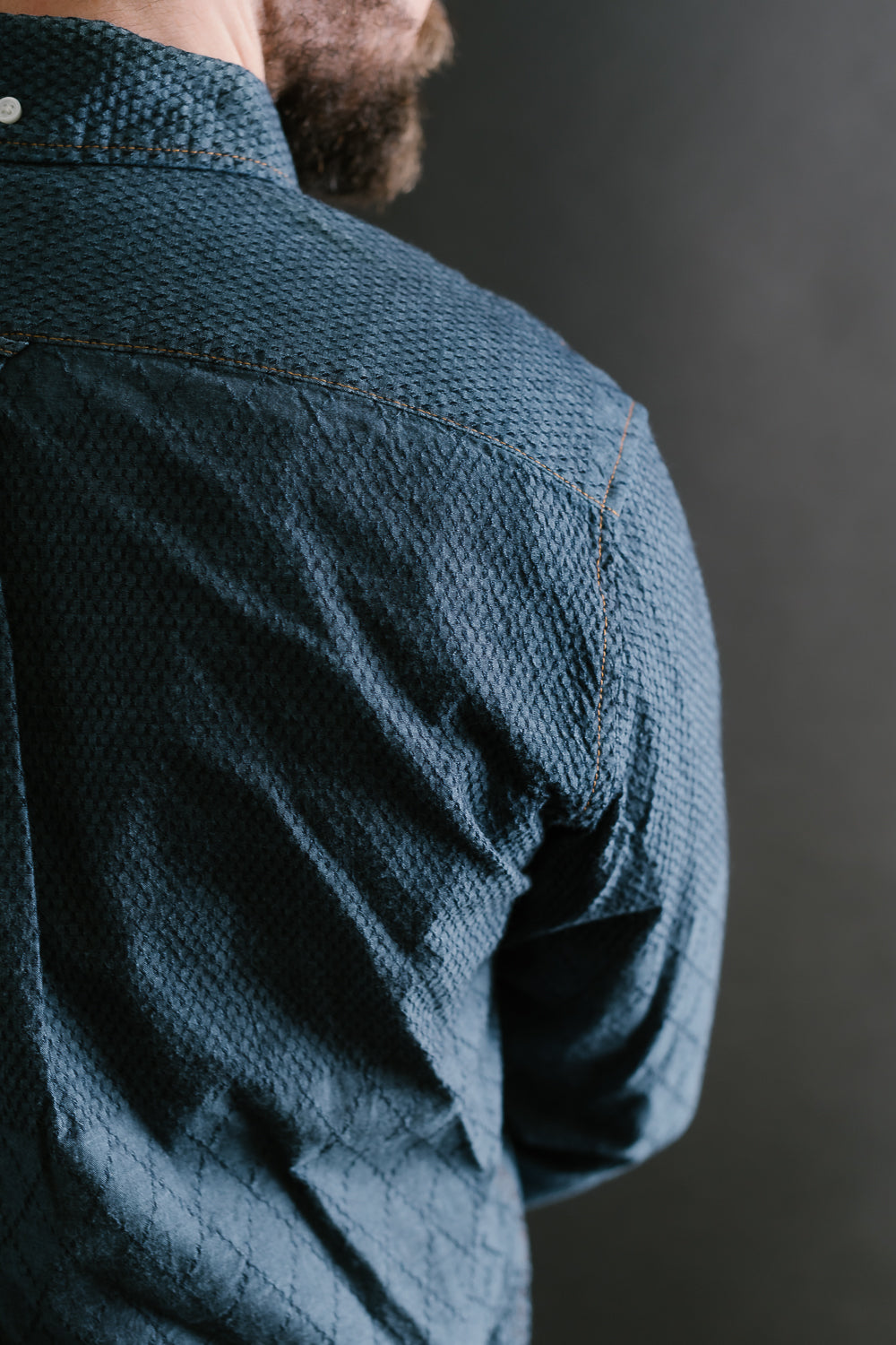 GZ-SBDKN-0310 - Standard Button Down Long Sleeve Shirt - Kendo Blue